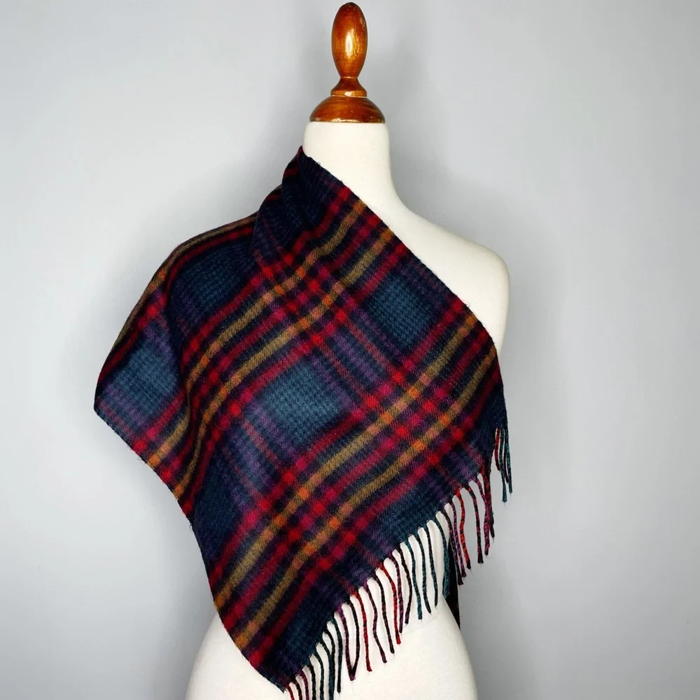 VINTAGE // Christian Dior Tartan Scarf